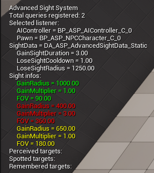 Debug details