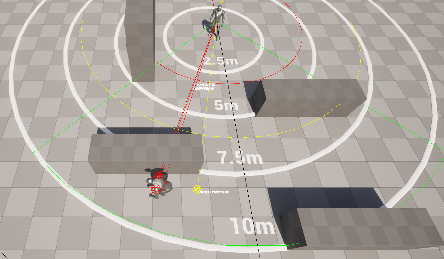 Lost debug visualization