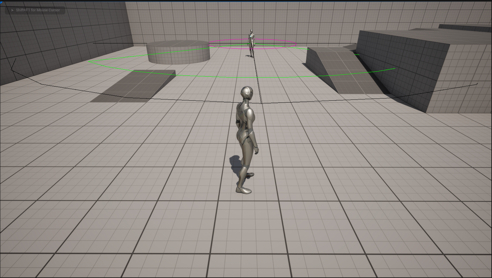 Debug drawing for advanced sight